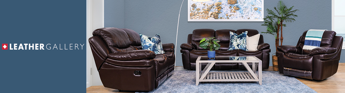The leather gallery furniture deals