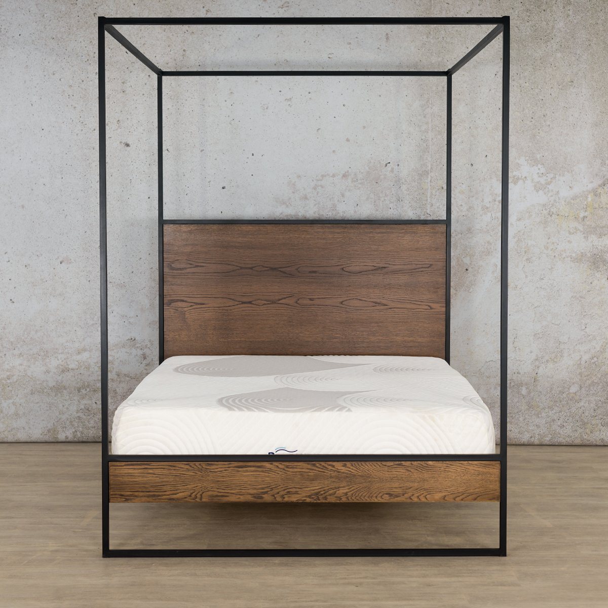 Addison Wood 4 Poster Bed Frame Bedroom Set Leather Gallery 