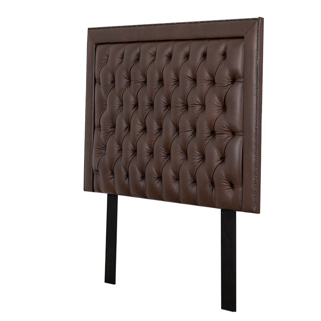 Winston Leather Headboard - Queen Bedroom Set Leather Gallery 